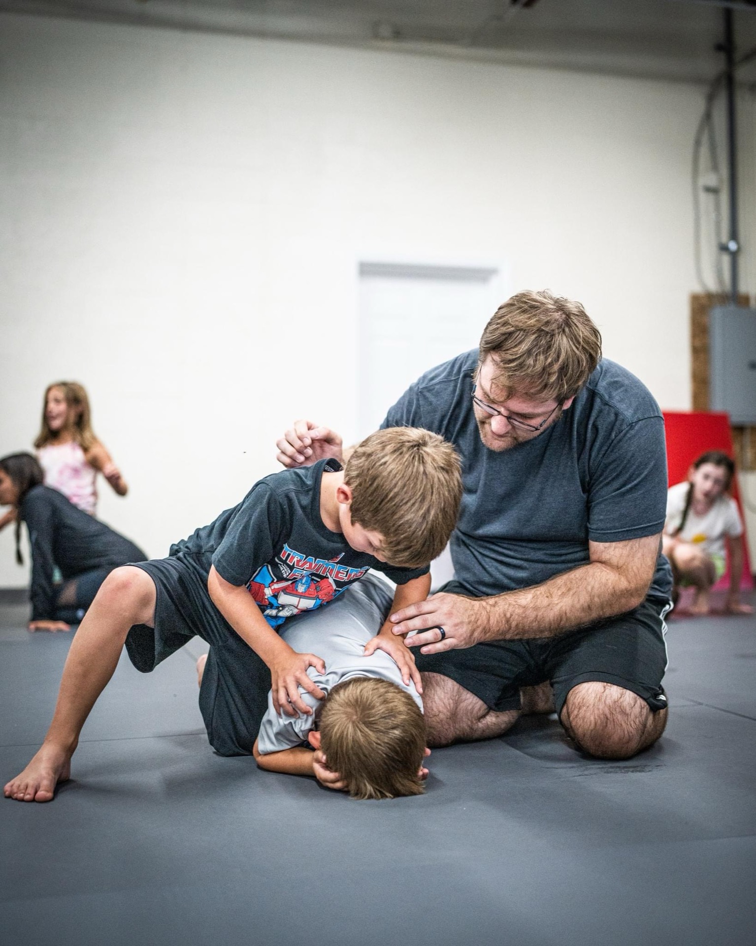 Kids Brazilian Jiu Jitsu class at Sub Zero