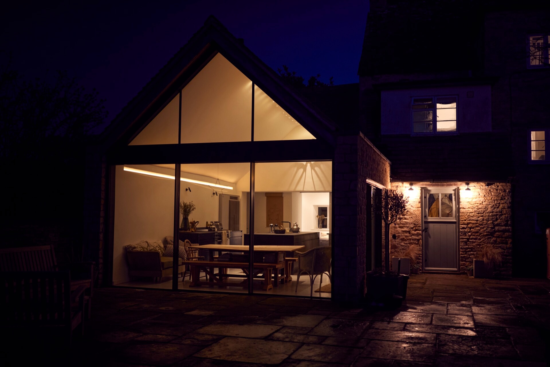 A house showing web design for electricians