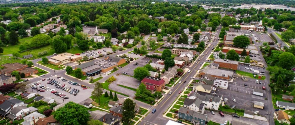 The town of camp hill in Pennsylvania
