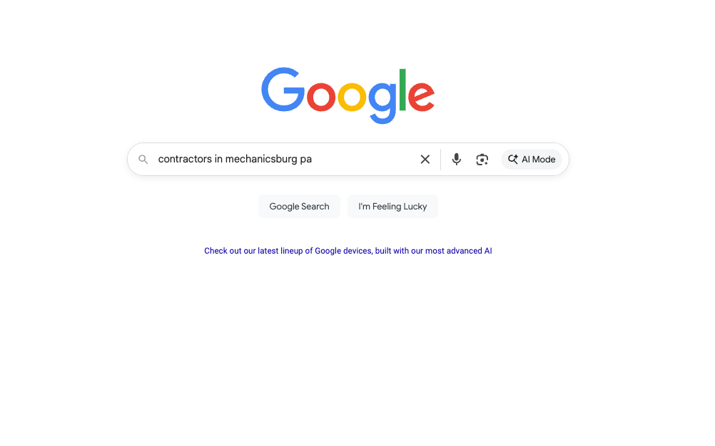 web design mechanicbsurg pa google search